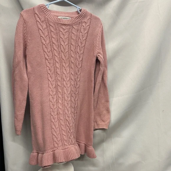 Sweater Ruffle Dress - Picture 1 of 3